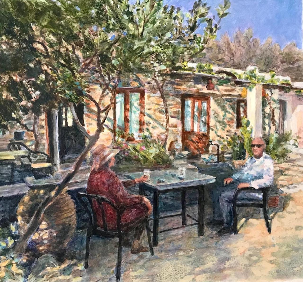Πέτροκτιστο Σπίτι. Stone House Villa การิสโตส ภายนอก รูปภาพ